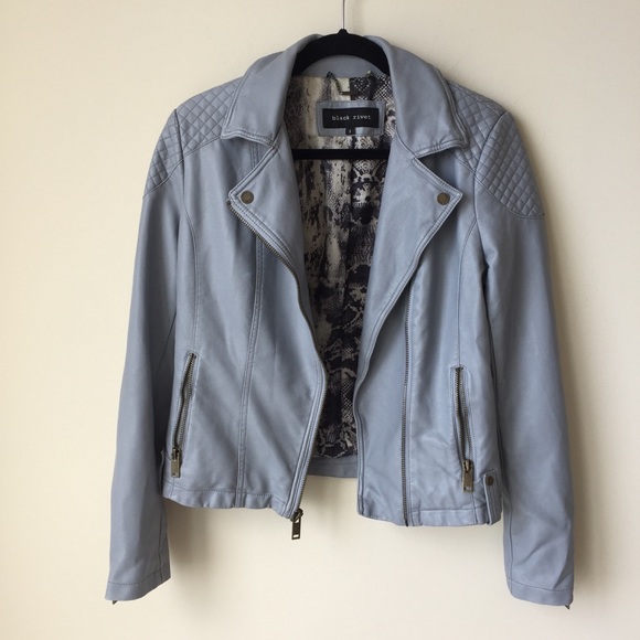 Gray Faux Leather jacket - Picture 4 of 7